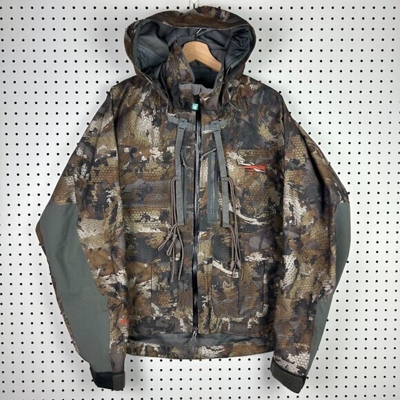 Sitka Gear Delta Pro Wading Jacket Large GORE TEX Hunting Camo Camoflauge 50119 - Picture 1 of 10
